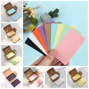 100pcs Handmade Blank Note Card Thickened Words Study Card Children - Picture 1 of 12