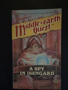 Middle earth Quest: A Spy in Isengard Terry K. Amthor - 1988 Vintage Game Book 1 - Picture 1 of 9