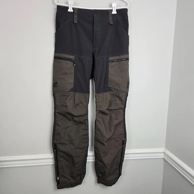 RevolutionRace Mens RVRC GP Pro Pants Size L (33–34) Brown Black Outdoor RECCO - Image 1 of 4