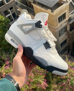 Jordan 4 White Cement 2025 ⚪️ (Cop ‘Em Authenticated 📑) UK Size 10 - Picture 1 of 5