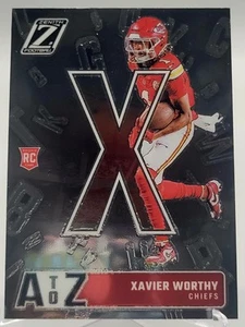 2024 ZENITH XAVIER WORTHY A TO Z ROOKIE FOOTBALL CARD CHIEFS NFL panini 24 - Picture 1 of 2