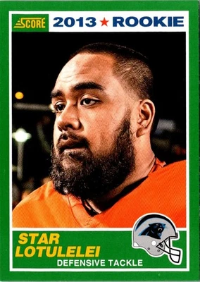 2013 Score Star Lotulelei #424 Carolina Panthers Football Card - Image 1 of 2