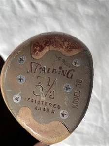 Spalding Robert J Jones Jr Model 38 3 1/2 Wood RH Steel Shaft 42" - Picture 1 of 15
