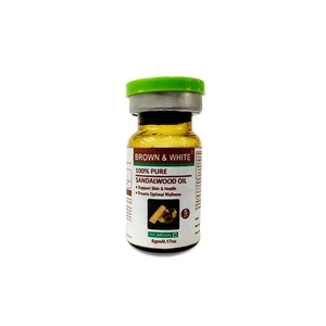 Brown & White EDIBLE Sandalwood Oil (100% PURE) – 5gm - Picture 1 of 4