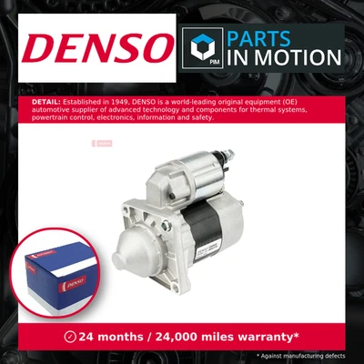 Starter Motor fits ABARTH GRANDE PUNTO 1.4 07 to 10 199A8.000 Denso 46548654 New - Image 1 of 4