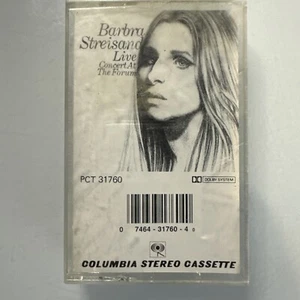 Live Concert at the Forum by Barbra Streisand (Cassette, Sep-1989) Clear Tape - Picture 1 of 2