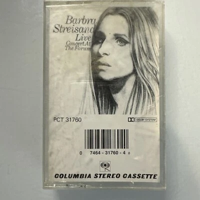 Live Concert at the Forum by Barbra Streisand (Cassette, Sep-1989) Clear Tape - Image 1 of 2