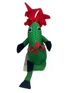 19” Homemade Reindeer Vtg Plush Christmas Holiday Stuffed Animal Rudolph Vtg 90s - Picture 1 of 5