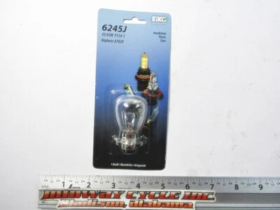 EIKO 6245J HEADLAMP BULB 12V 45/45W A7028 MOTORCYCLE SNOWMOBILE AUTOMOBILE jh - Image 1 of 4