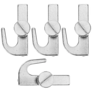 4 Pcs Stainless Steel Hook Picture Molding Hanging Hooks for Pictures - Picture 1 of 12