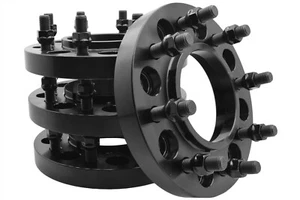 1" 8x180 Hub Centric Wheel Adapters for 2011+ GMC Sierra 2500, 3500 SRW - Picture 1 of 8