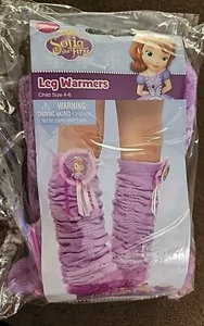 Calentadores Disney Sophia The First Leg talla para baile 6 púrpura - Imagen 1 de 5