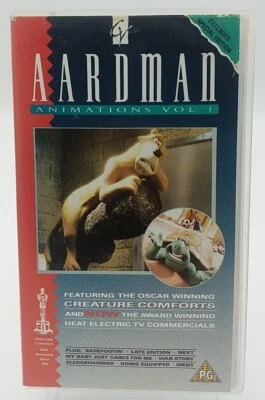 Aardman Animations Volume 1 Vhs Special Extended Edition 1991 Cert PG UK Exp ⭐⭐⭐ - Image 1 of 2
