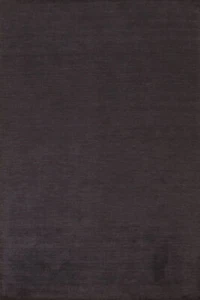 Eye-catching Gabbeh Area Rug Navy Blue Hand-tufted Wool 5x8 ft - Picture 1 of 13