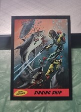 2012 Mars Attacks New Universe Chase Card #6 Sinking Ship