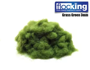 SCENERY FLOCK 3MM 50G | VERDE ERBA | WARHAMMER | WORLD WAR SCENIC| DIORAMA - Foto 1 di 9