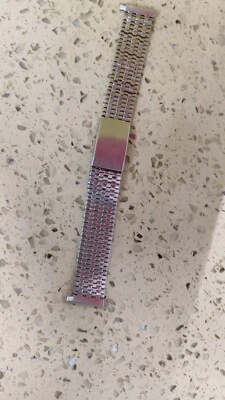 Linda pulseira original 18-20mm Breitling Navitimer ref. 806 e Omega usados - Imagem 1 de 4