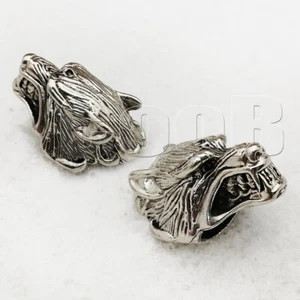 Nickelschnalle WILDER WOLF FENRIR Paracord Messer Schlüsselband Armband Perlen Coob - Bild 1 von 5