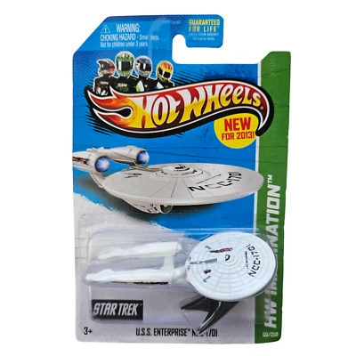 Coches de juguete Hot Wheels U.S.S Enterprise NCC-1701, 2013 43/250, HW City, Star Trek Foto 1 de 4