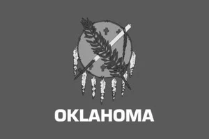 Oklahoma OK State Flag Decal Vinyl Camper Truck Window Sticker Subdued VAR - Bild 1 von 1