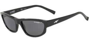 Gafas de sol polarizadas negras polarizadas Arnette Sustainable Collection Lost Boy - AN4260 4181 - Imagen 1 de 3