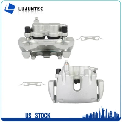 For 2014-2020 Jeep Grand Cherokee AWD Pair Front Disc Brake Calipers w/ Bracket - Image 1 of 4