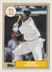 Tony Gwynn 2022 TOPPS SERIES 1 1987 TOPPS BASEBALL #T87-57 SAN DIEGO PADRES