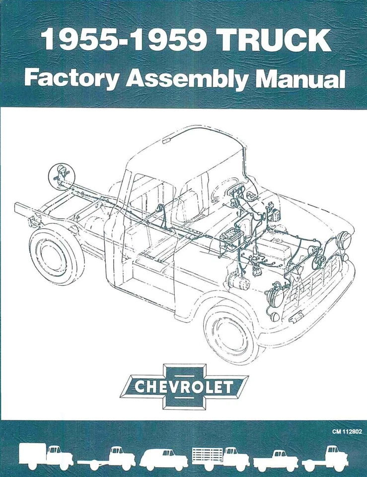 1955 - 1959 Chevy Truck Factory Assembly Manual - Image 1 of 4