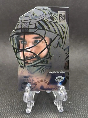 1996-97 Donruss Elite Painted Warriors Promo /2500 Stephane Fiset #10 - Image 1 of 2