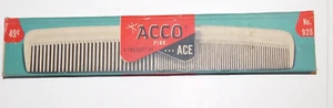 Vintage NOS Genuine Ace Hard  Pocket Comb 6" PINK #928 Made USA - Picture 1 of 6