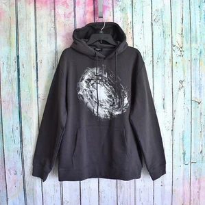 Men's Forever 21 Basic Drawstring Hoodie XLARGE Charcoal Long Sleeve Pullover - Picture 1 of 9