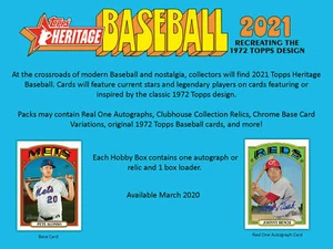 2021 TOPPS HERITAGE SP  -- PICK ANY SHORT PRINT(S) YOU WANT -- FREE/FAST SHIP - Picture 1 of 1