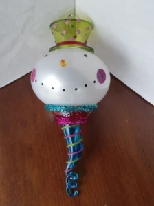 SAMS CLUB MEMBER’S MARK 15" HÄNGEND Schneemann mundgeblasen Kunststoff mit Aufhänger - Ornament - Bild 1 von 6