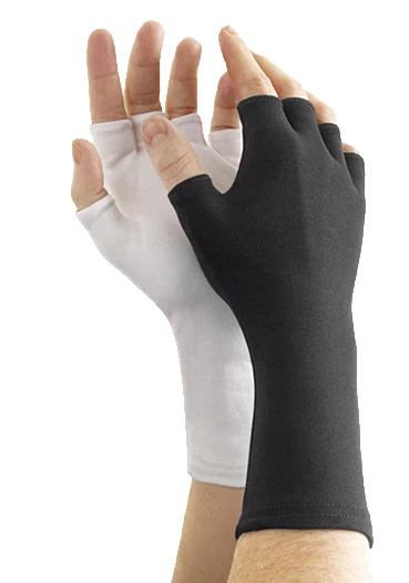 Nylon Half-Finger Long Wrist Gloves - Unisex -for marching band, parade, uniform - Image 1 of 1