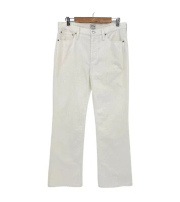 J. Crew Tall High Rise Slim Demi Boot Pant in Corduroy Off White Size 31T - Image 1 of 4