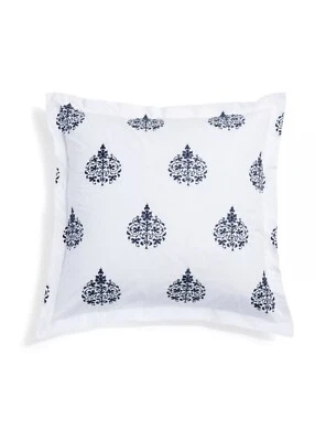 Funda de almohada Anthropology John Robshaw textiles gris jatu euro simulada 300 TC cremallera Foto 1 de 4