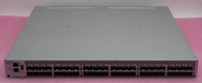 EMC Brocade DS-6510B 48x 16Gb SFP+ FC SAN Switch EM-6510-24-16G-R (24-Active) - Image 1 of 4