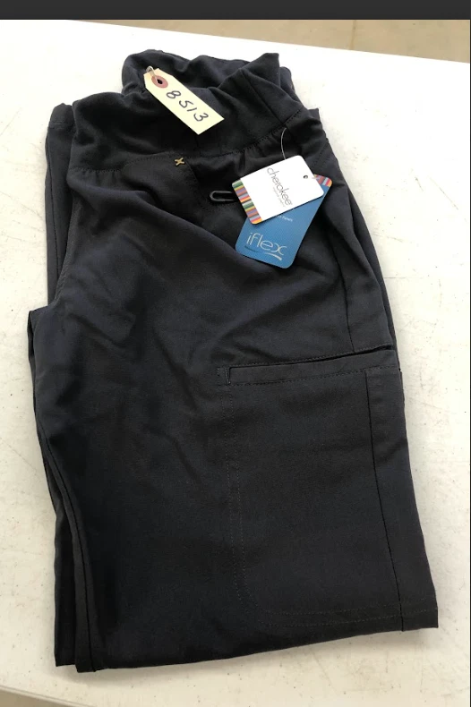 Calça uniforme feminina Cherokee contemporânea cinza tamanho pequeno P - Imagem 1 de 1