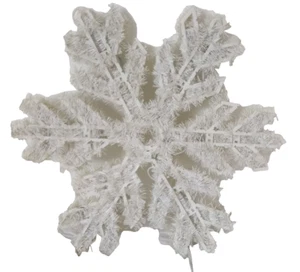 Christmas Light up Snowflake Decoration Traditional Wired Festive Indoors 44 cm  - Picture 1 of 12
