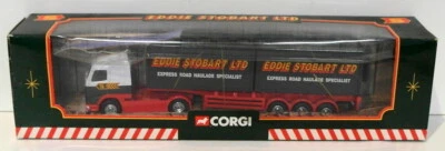 Corgi 1/64 Scale Diecast TY86705 - Volvo Skeletal Trailer - Eddie Stobart Ltd - Imagen 1 de 2