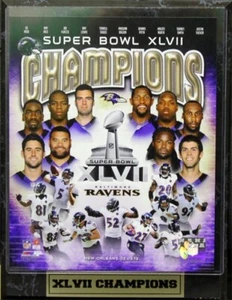 9x12 Plaque - Baltimore Football Champions - Picture 1 of 1