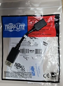 Tripp Lite 6" DisplayPort DP Male to HDMI Female Converter Cable Adapter P136000 - Picture 1 of 3