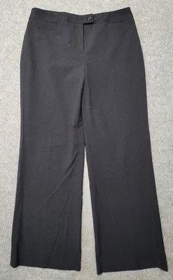 Laura Ashley Womens Black Office Pants Size 12 - Image 1 of 4