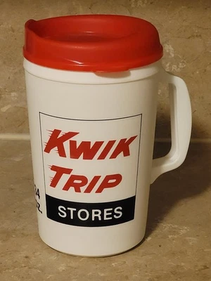 Taza de viaje de plástico Kwik Trip Stores Aladdin 34 OZ Urge Karuba Foto 1 de 4