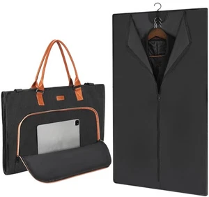Travel Garment Bag for Men Women, Foldable Carry on Suit Carrier with Zipper ... - Picture 1 of 8