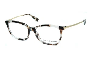Dolce & Gabbana D&G DG 3243 2888 Clear Havana Fog 52/17/140 Italy Eyeglasses - Picture 1 of 6