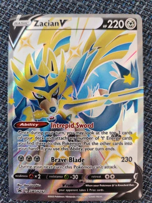 Zacian V (Shiny) SWSH292 SWSH: Sword & Shield Promo Cards Holo - Image 1 of 2