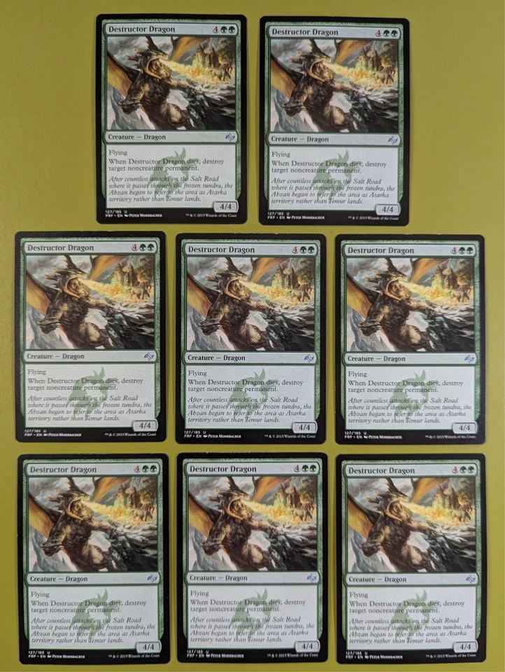 8 Destructor Dragon Fate Reforged Magic the Gathering MTG 8 - Image 1 of 1