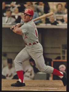 1967 Pete Rose CINCINNATI REDS UNSIGNIERT 8 x 10-7/8 VINTAGE MAGAZIN FOTO #12 - Bild 1 von 1
