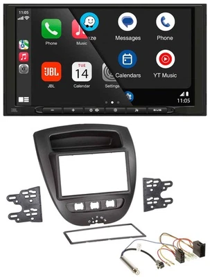 JBL MP3 DAB Bluetooth USB 2DIN Autoradio für Peugeot 107 Citroen C1 Toyota Aygo - Bild 1 von 4